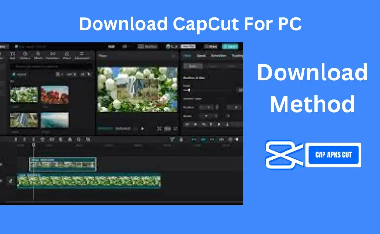 capcut Pc baner for download guide